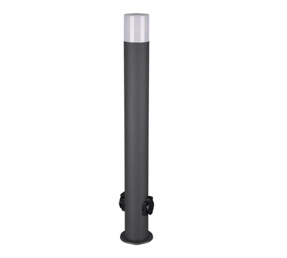 Buitenlamp Braunnoro Antraciet Ø12 cm - Set van 3 - Afbeelding 2