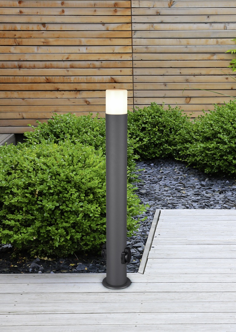 Buitenlamp Braunnoro Antraciet Ø12 cm - Set van 3 - Afbeelding 4