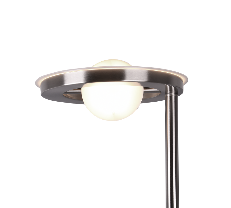 Vloerlamp Hunsek Mat Nikkel H181 cm - Set van 3 - Afbeelding 2