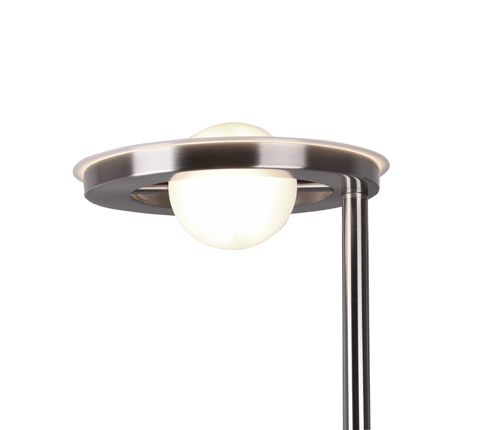 Vloerlamp Hunsek Mat Nikkel H181 cm - Set van 3 - Afbeelding 2