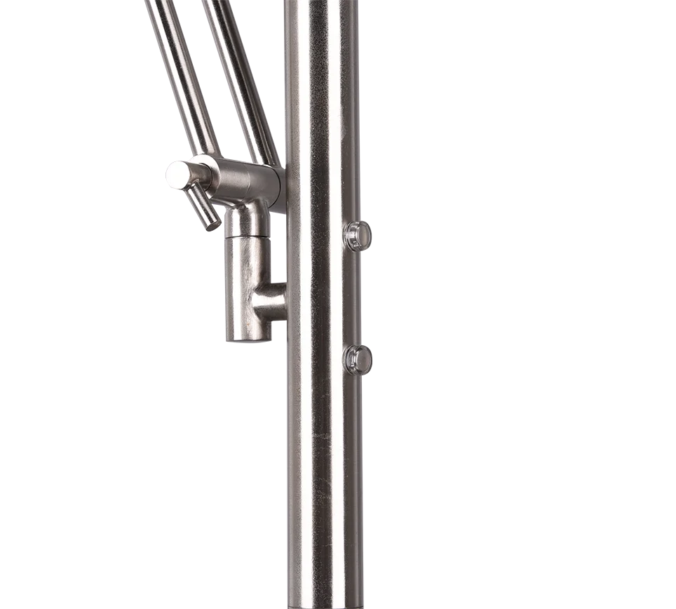 Vloerlamp Hunsek Mat Nikkel H181 cm - Set van 3 - Afbeelding 4