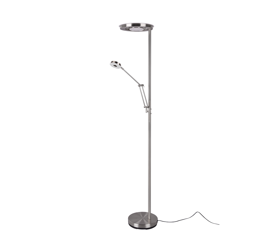 Vloerlamp Hunsek Mat Nikkel H181 cm - Set van 3 - Afbeelding 5