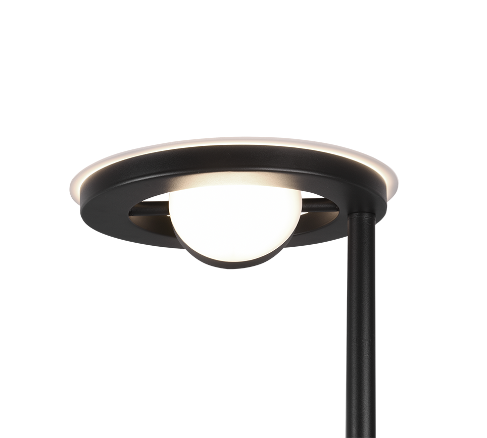 Vloerlamp Boodello Mat Zwart H181 cm - Set van 3 - Afbeelding 2