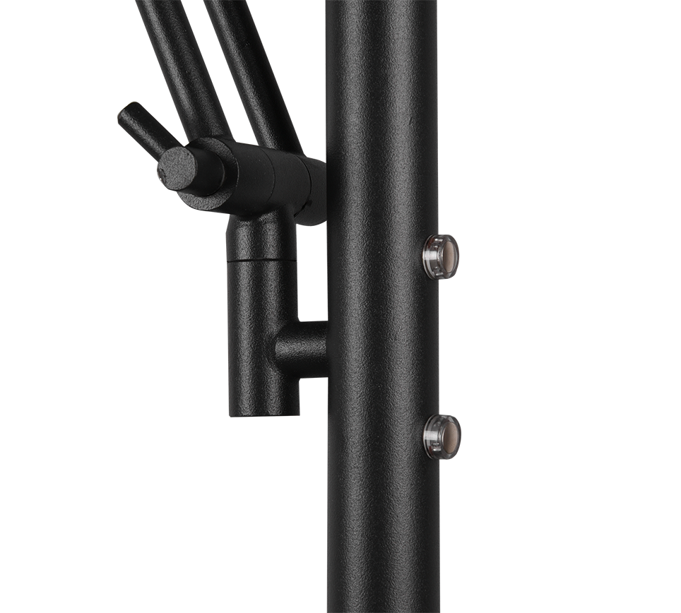 Vloerlamp Boodello Mat Zwart H181 cm - Set van 3 - Afbeelding 4