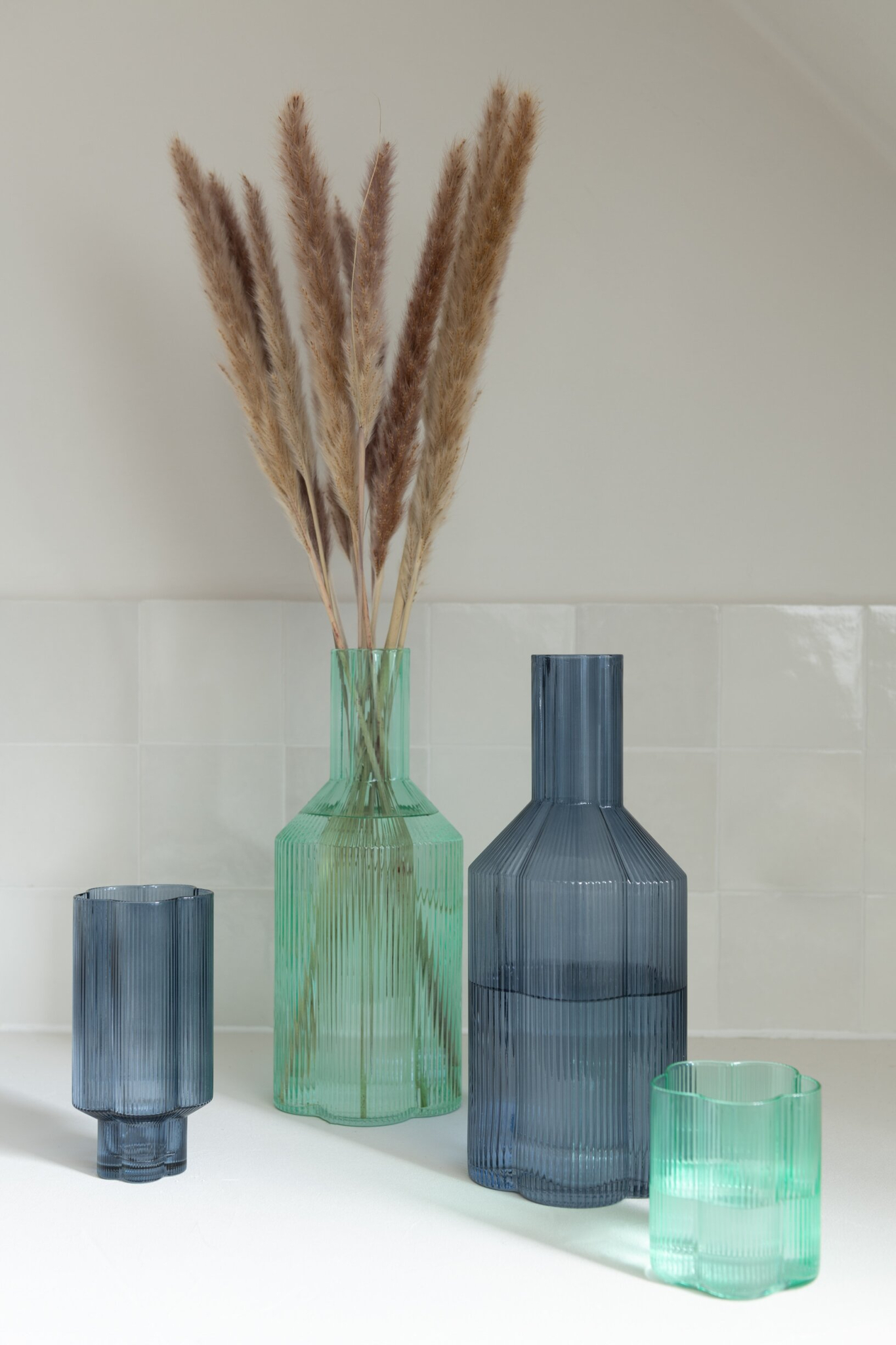 Karaf Preemino Glas Blauw - Afbeelding 4