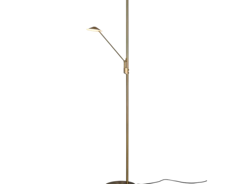 Vloerlamp Dauves oud brons, 180 cm, slank metalen design met geïntegreerde LED en verstelbare lichtkleur
