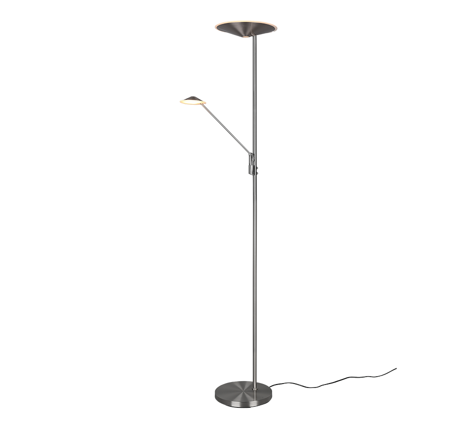 Vloerlamp Neensano Mat Nikkel H180 cm - Set van 3