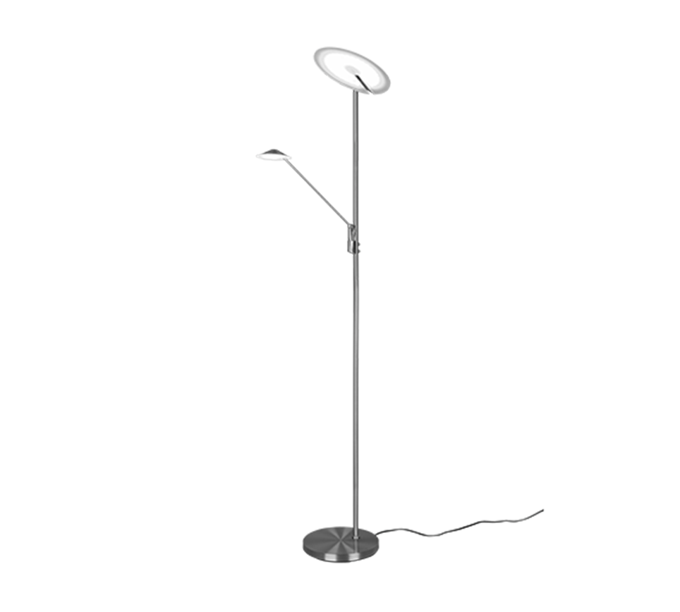 Vloerlamp Neensano Mat Nikkel H180 cm - Set van 3 - Afbeelding 5