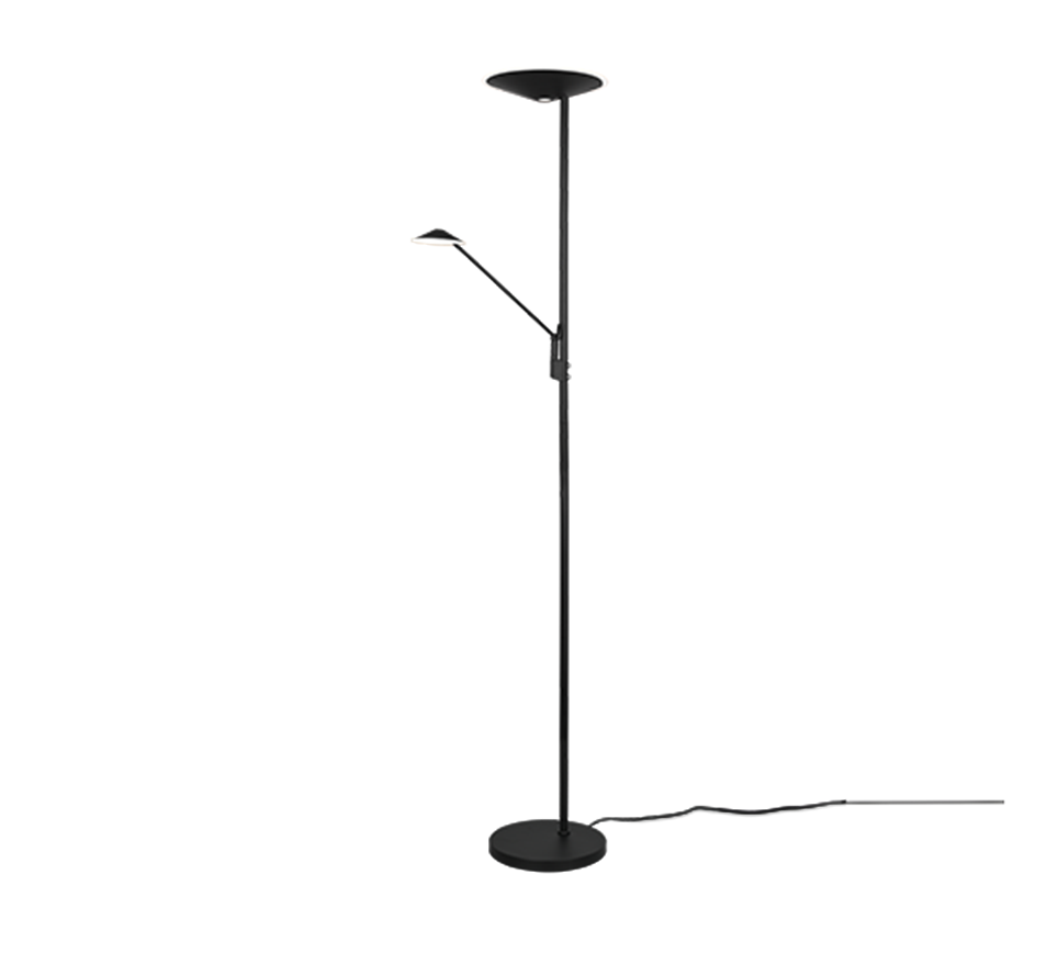 Vloerlamp Vennino Mat Zwart H180 cm - Set van 3 - Afbeelding 4