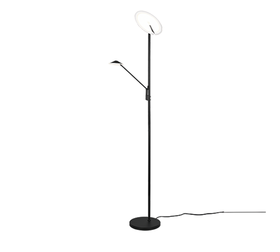 Vloerlamp Vennino Mat Zwart H180 cm - Set van 3 - Afbeelding 5