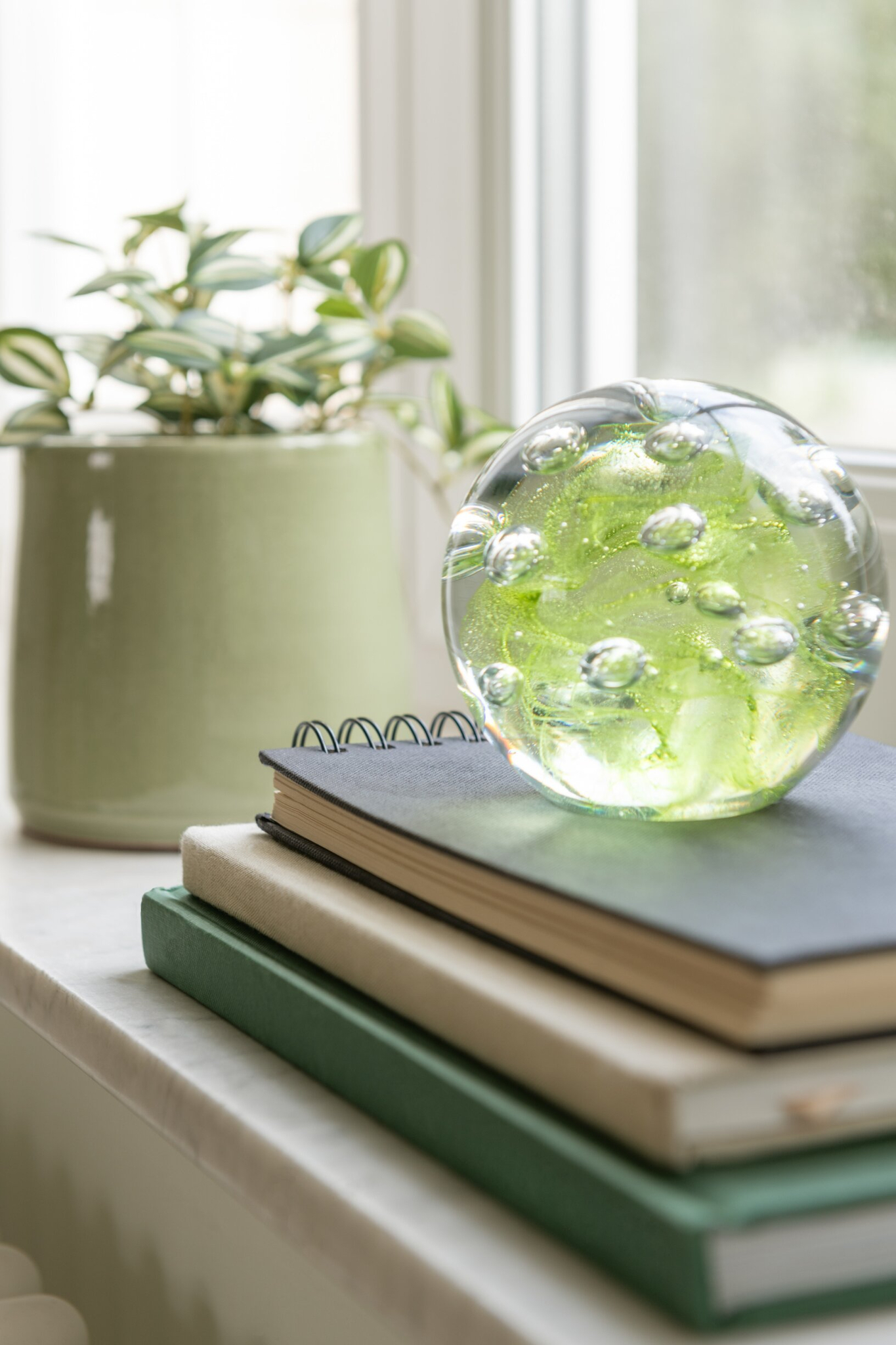 Presse-papier Rauntine Glas Groen - Afbeelding 2