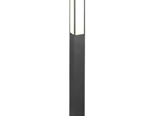 Buitenlamp Rosa Antraciet, slanke LED-paal met helder wit licht, voor moderne tuinverlichting, set van 3