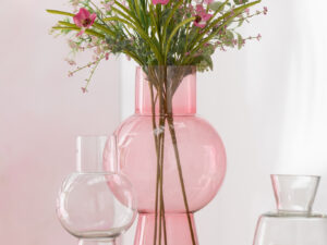 Bolvaas Suvonte Glas Transparant H22 cm