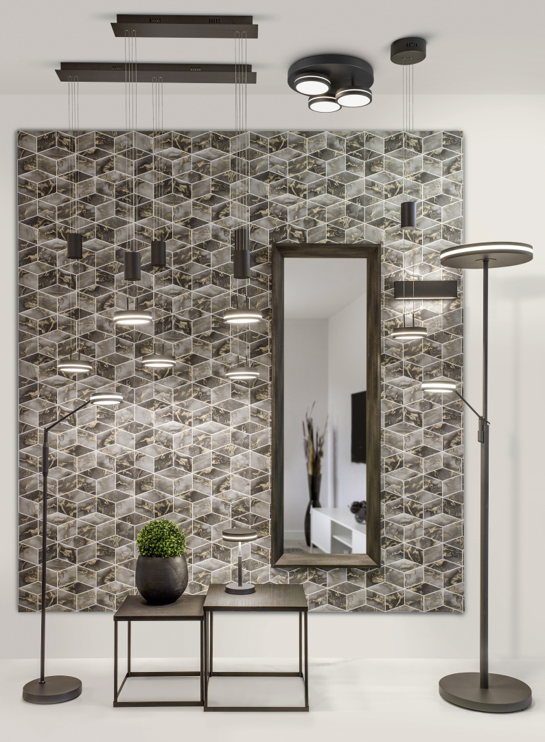 Vloerlamp Grikel Antraciet H133 cm - Set van 3 - Afbeelding 6