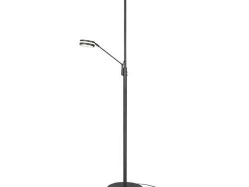 Vloerlamp Treiltan antraciet, 181 cm, metalen design met verstelbare LED-lichtbron en moderne uitstraling