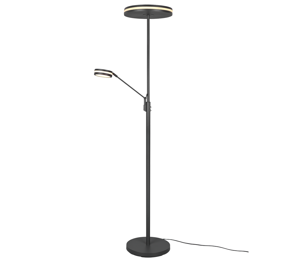 Vloerlamp Treiltan Antraciet H181 cm - Set van 3