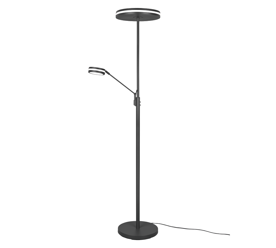 Vloerlamp Treiltan Antraciet H181 cm - Set van 3 - Afbeelding 4