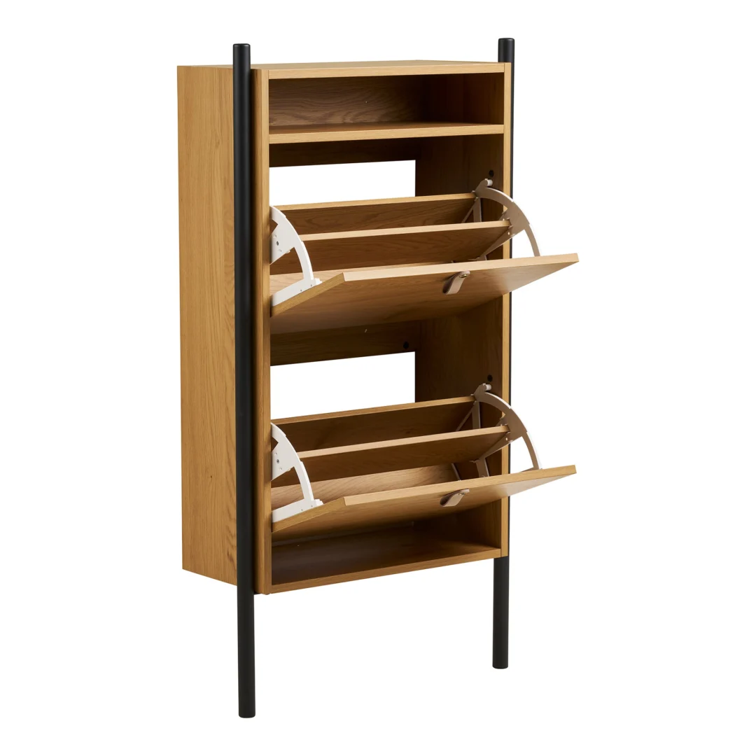 Schoenenkast Grinund Naturel 62 cm - Afbeelding 4