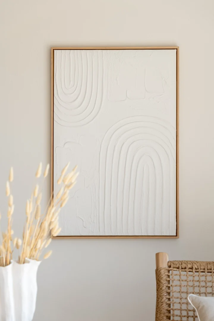 Schilderij Koras Wit - Set van 2 - Afbeelding 5