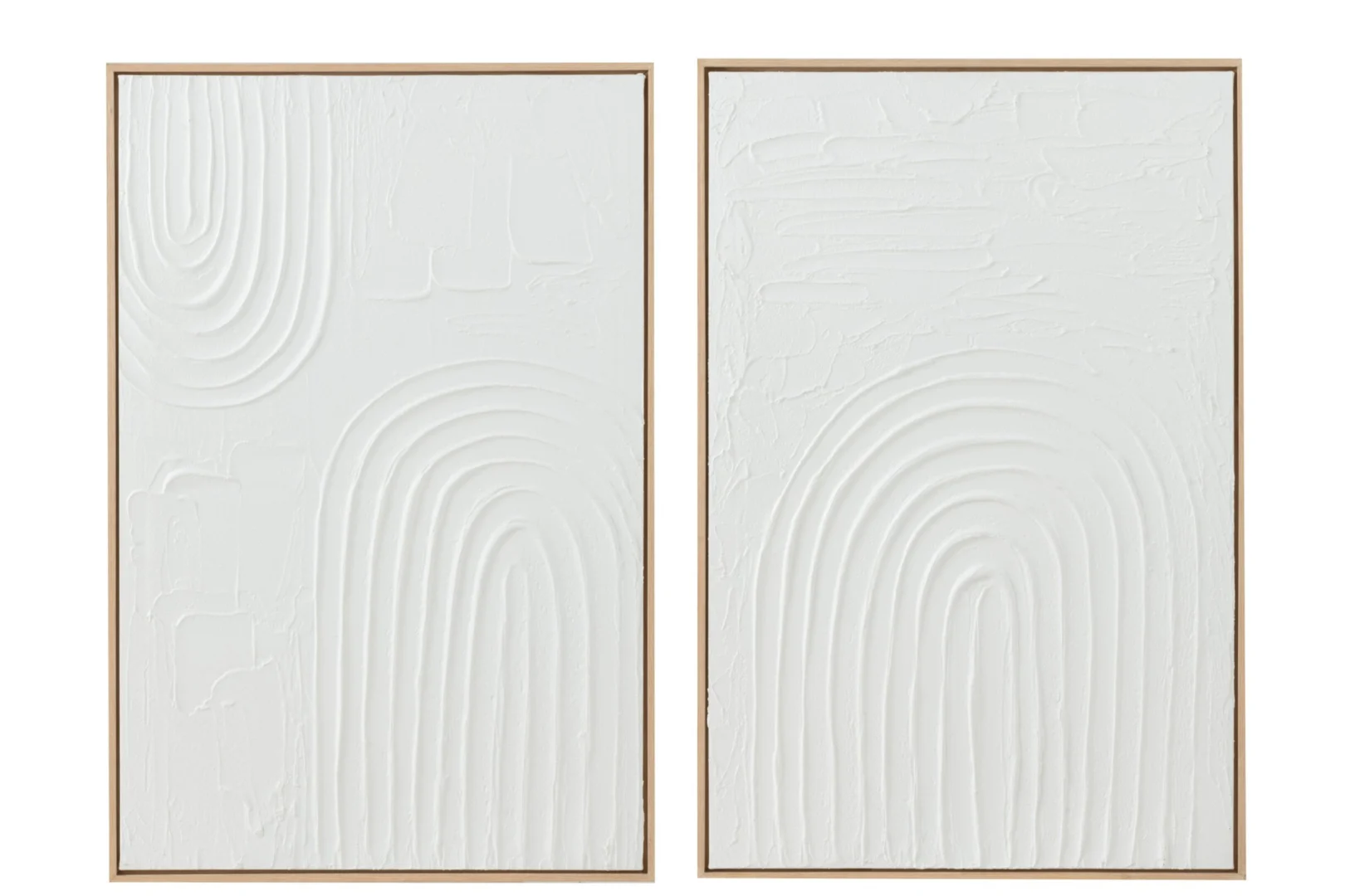 Schilderij Koras Wit - Set van 2 - Afbeelding 6