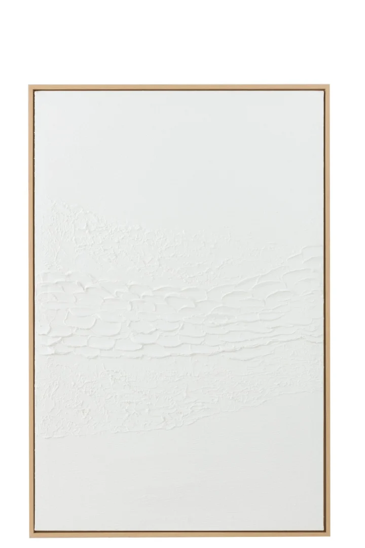 Schilderij Vundond Wit - Afbeelding 4
