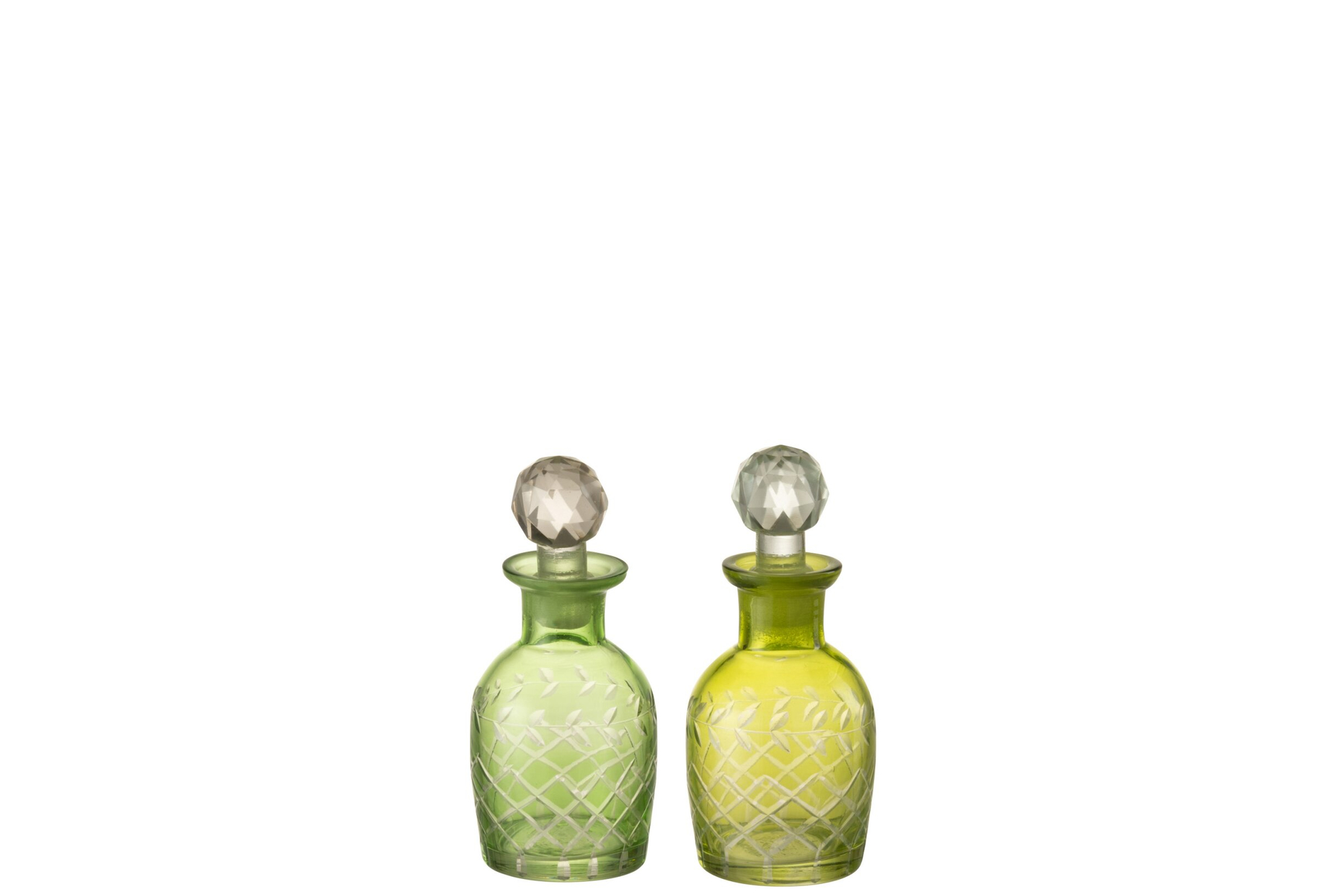 Karaf Leennaro Glas Groen - Set van 2 - Afbeelding 4