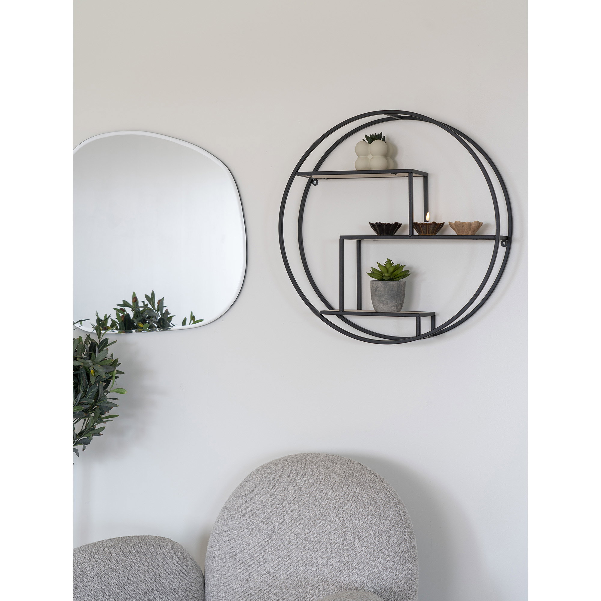 Wandplank Mesano Paulowniahout 62 cm - Afbeelding 6