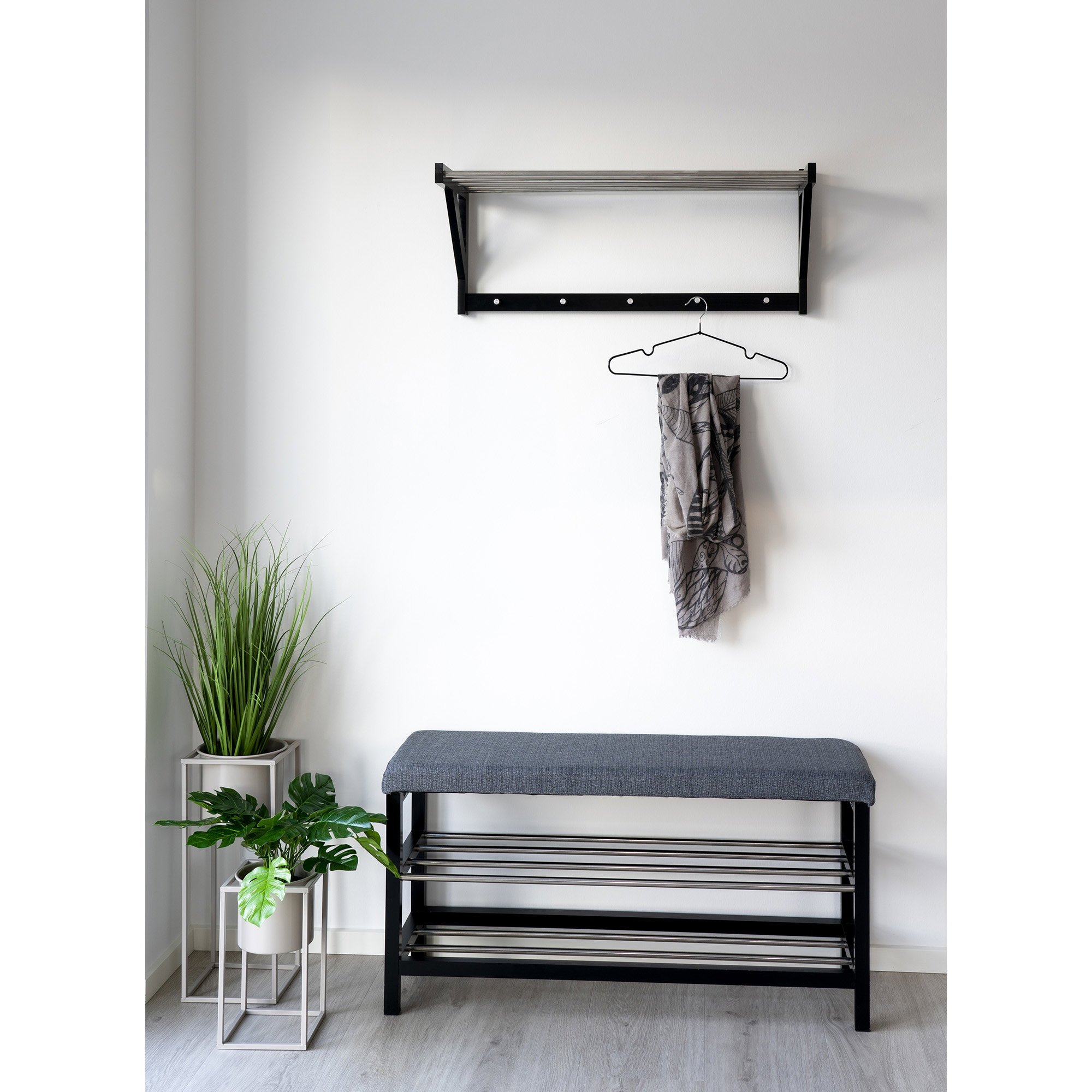 Hoedenplank Bollas Staal 78 cm - Afbeelding 6