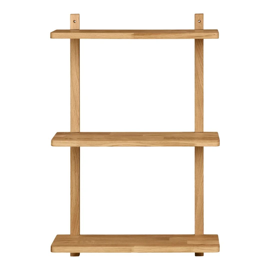 Wandplank Wandplank Rautang naturel hout eiken - Afbeelding 2