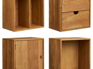 Wandplank Zimmaro Eiken 30 cm - Set van 4