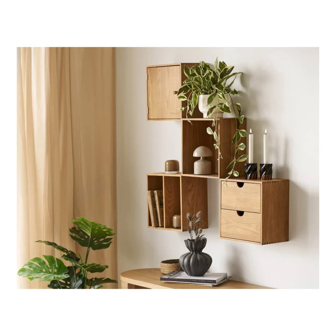 Wandplank Zimmaro Eiken 30 cm - Set van 4 - Afbeelding 4