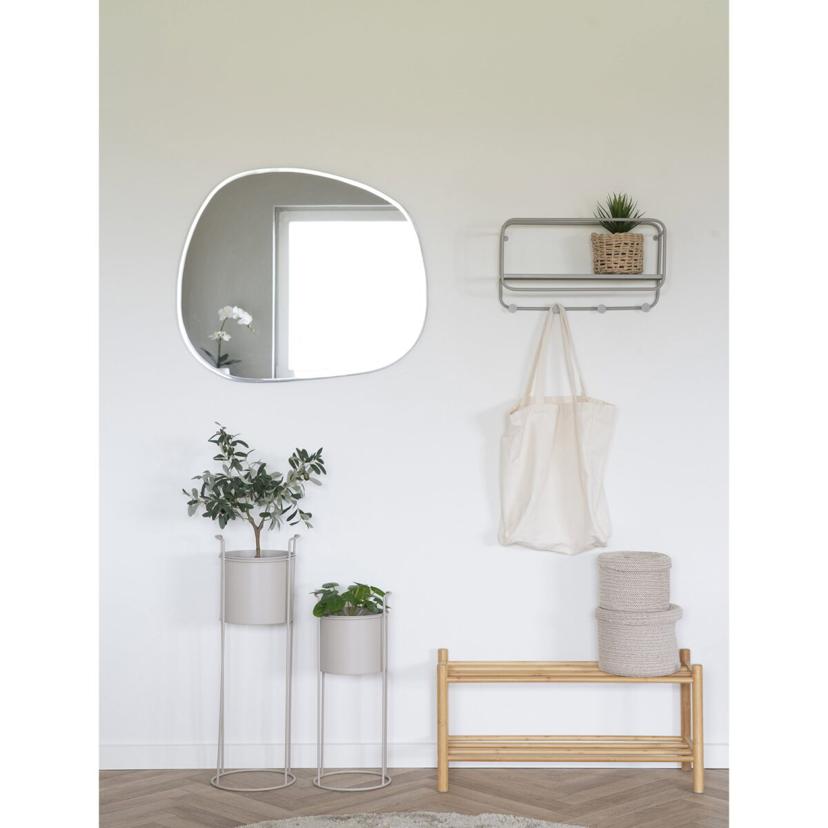 Schoenenrek Skeisane Naturel Bamboe 27x70x33 cm – foto 5