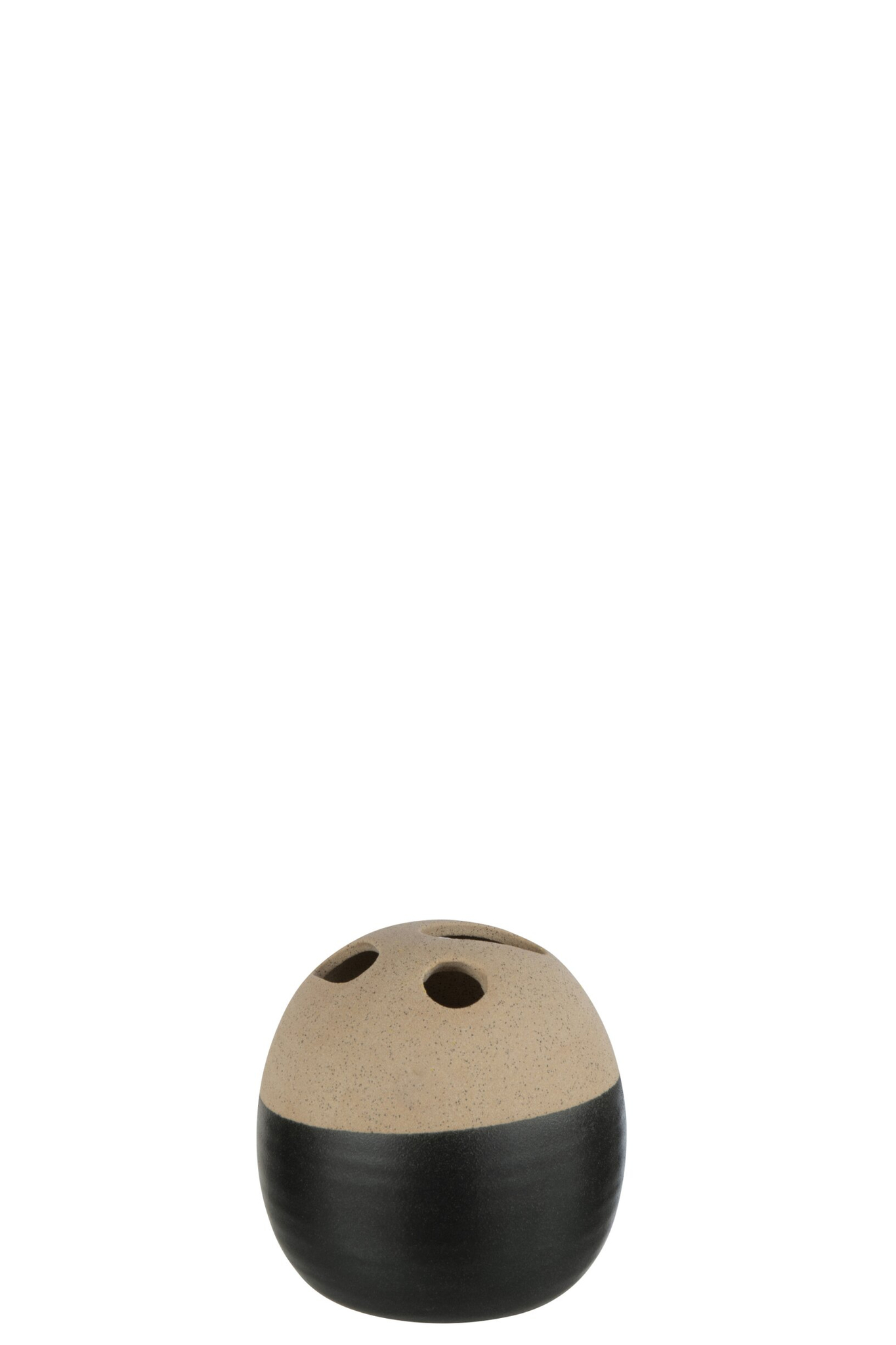 Bolvaas Cirmel Steen Zwart H15 cm