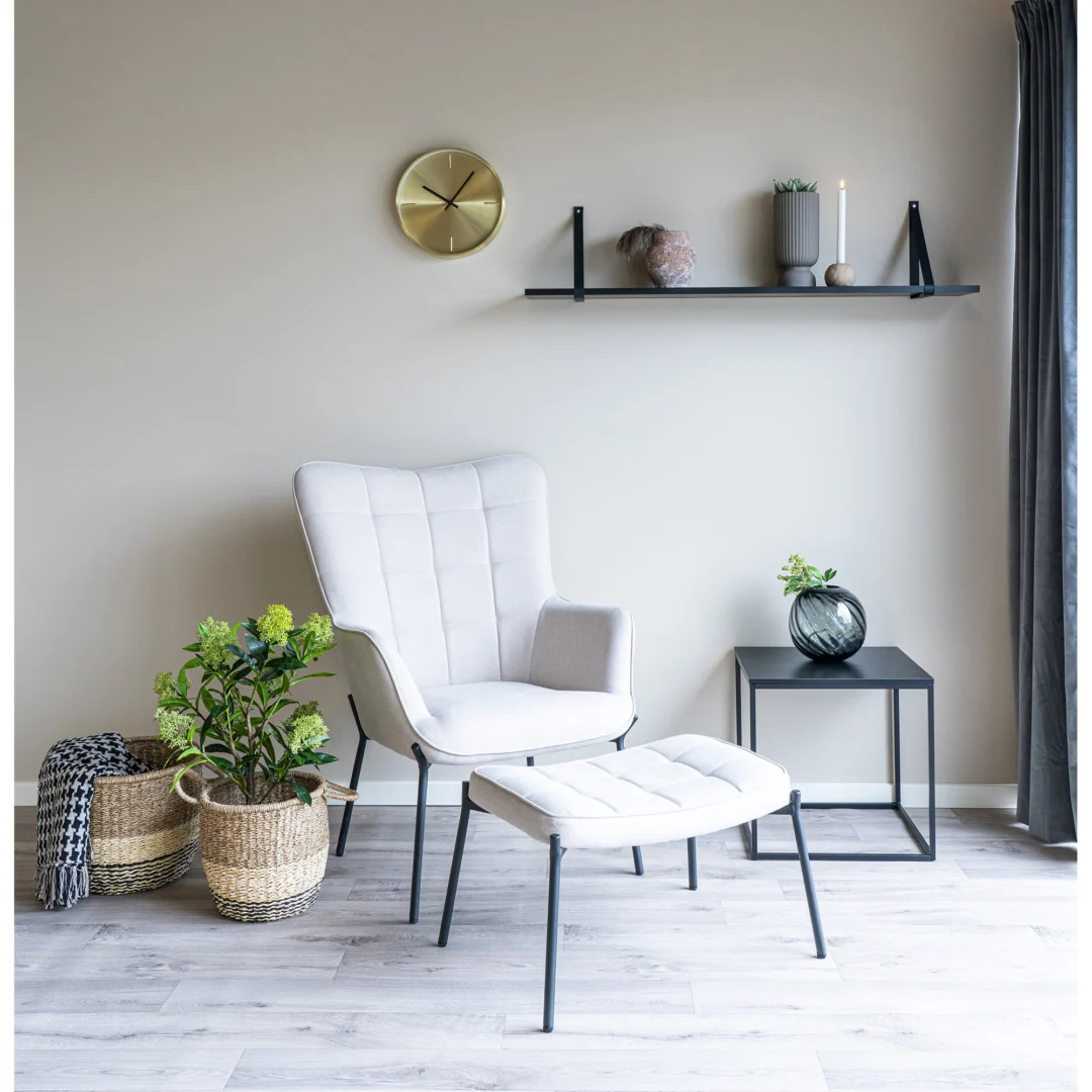 Wandklok Saurnil Goud - Afbeelding 4