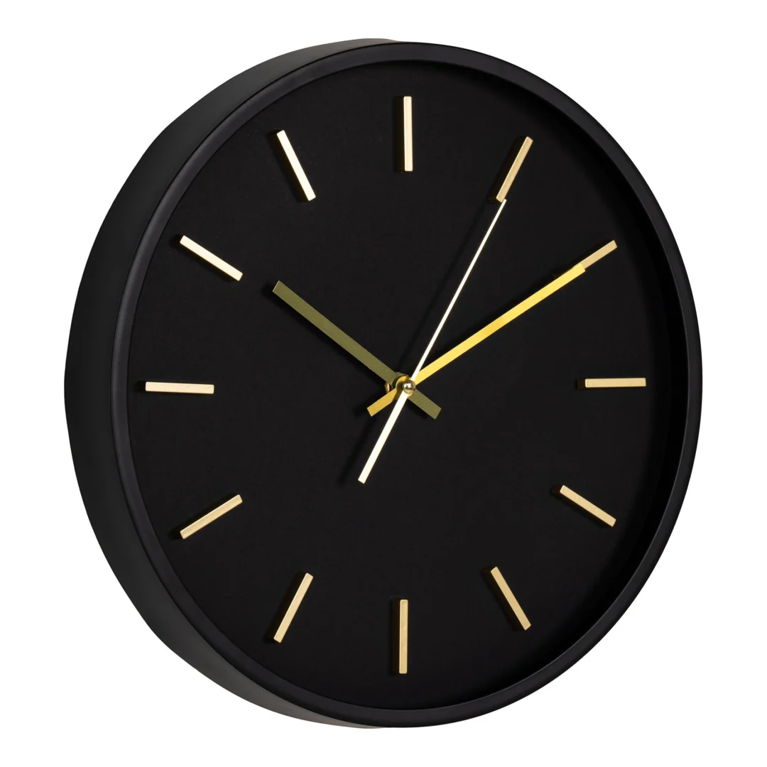 Wandklok Peirnund Zwart - Afbeelding 2