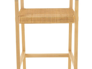 Barkruk Treiskona Teak Naturel