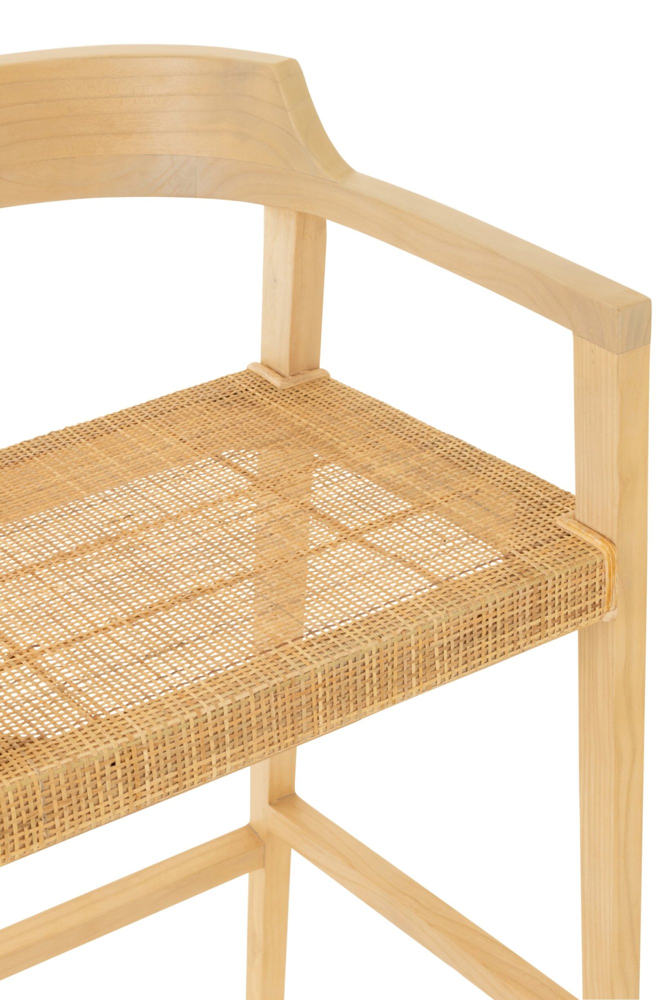 Barkruk Treiskona Teak Naturel - Afbeelding 5