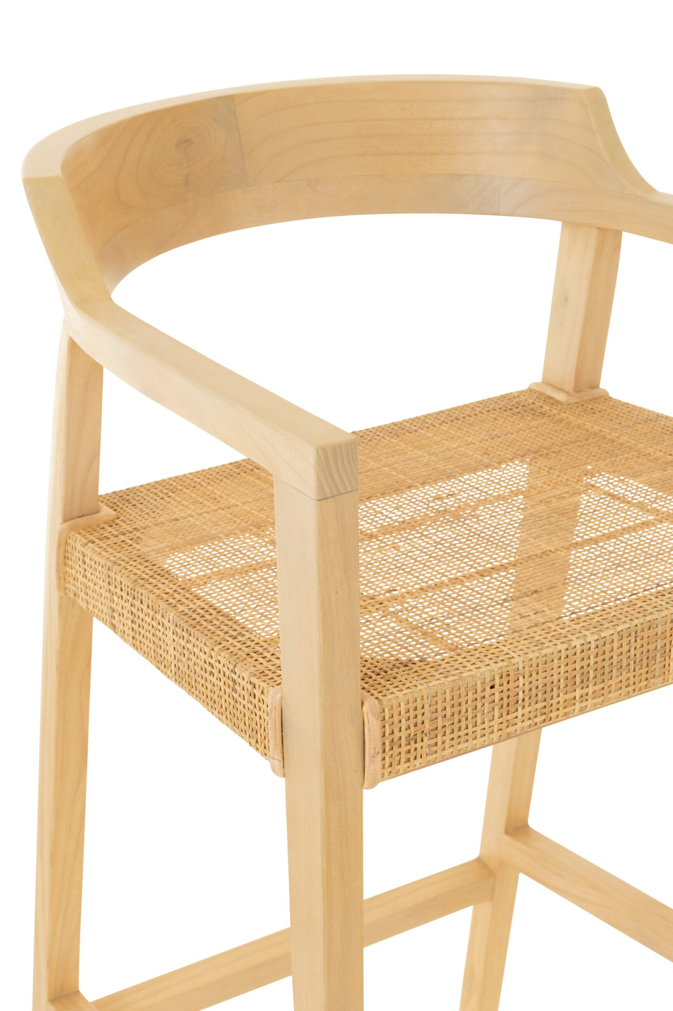 Barkruk Treiskona Teak Naturel - Afbeelding 6