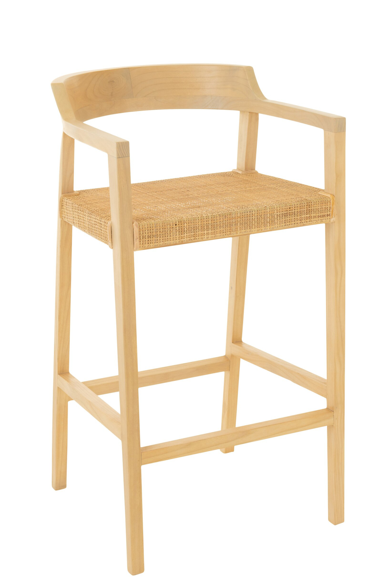 Barkruk Treiskona Teak Naturel - Afbeelding 8
