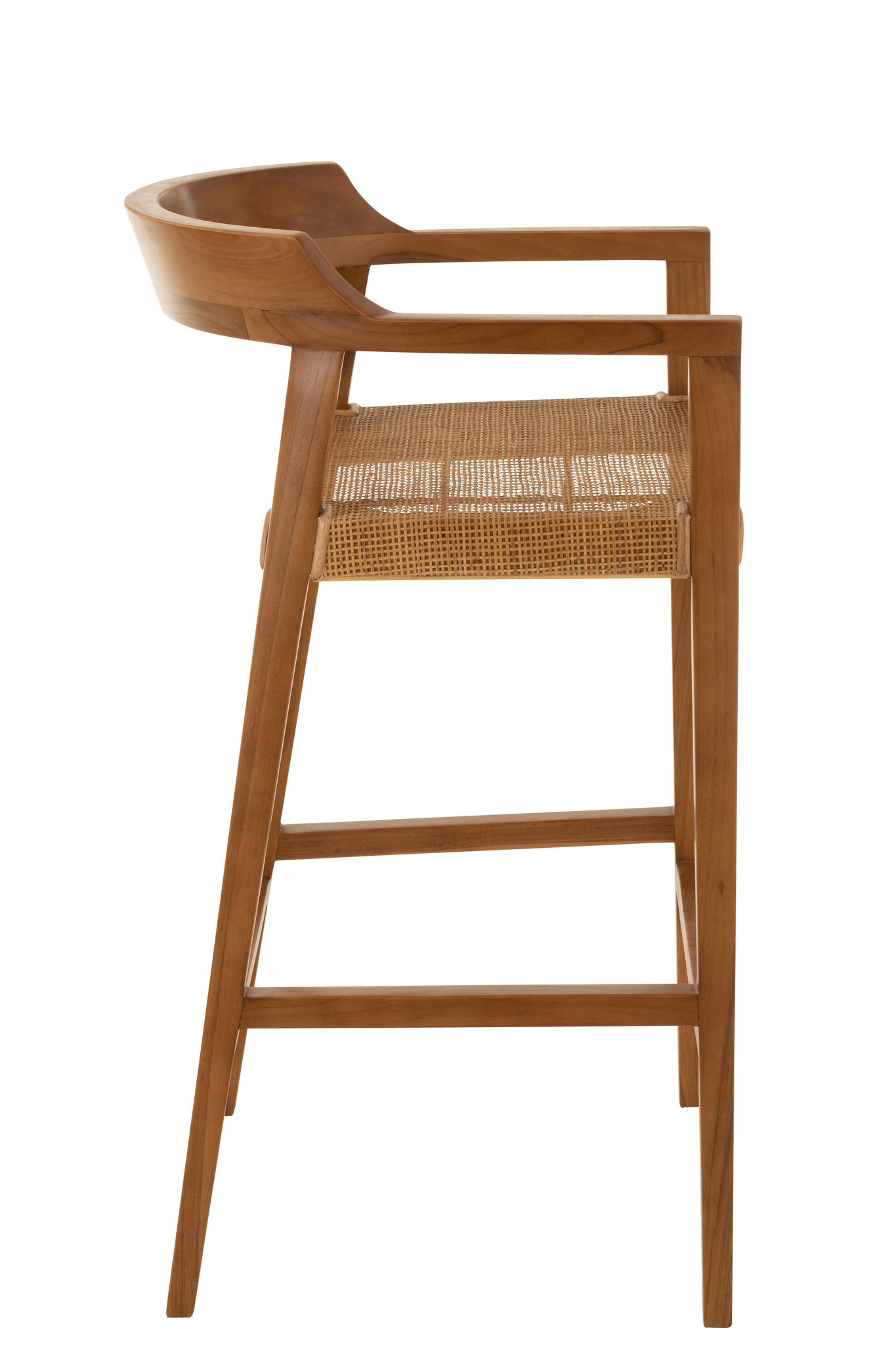 Barkruk Maatesta Teak Bruin - Afbeelding 2