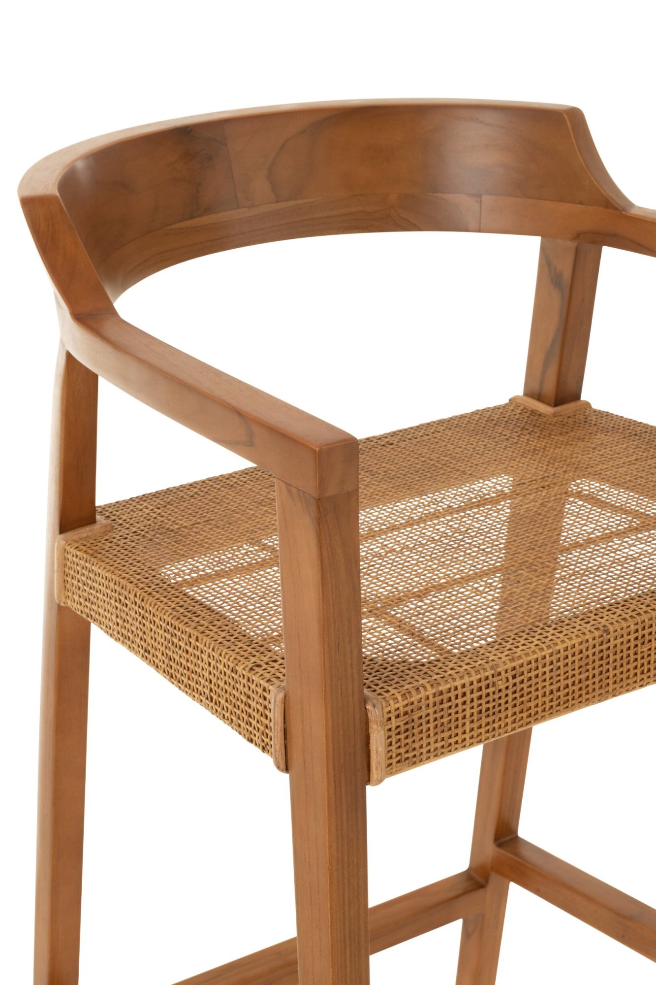 Barkruk Maatesta Teak Bruin - Afbeelding 6