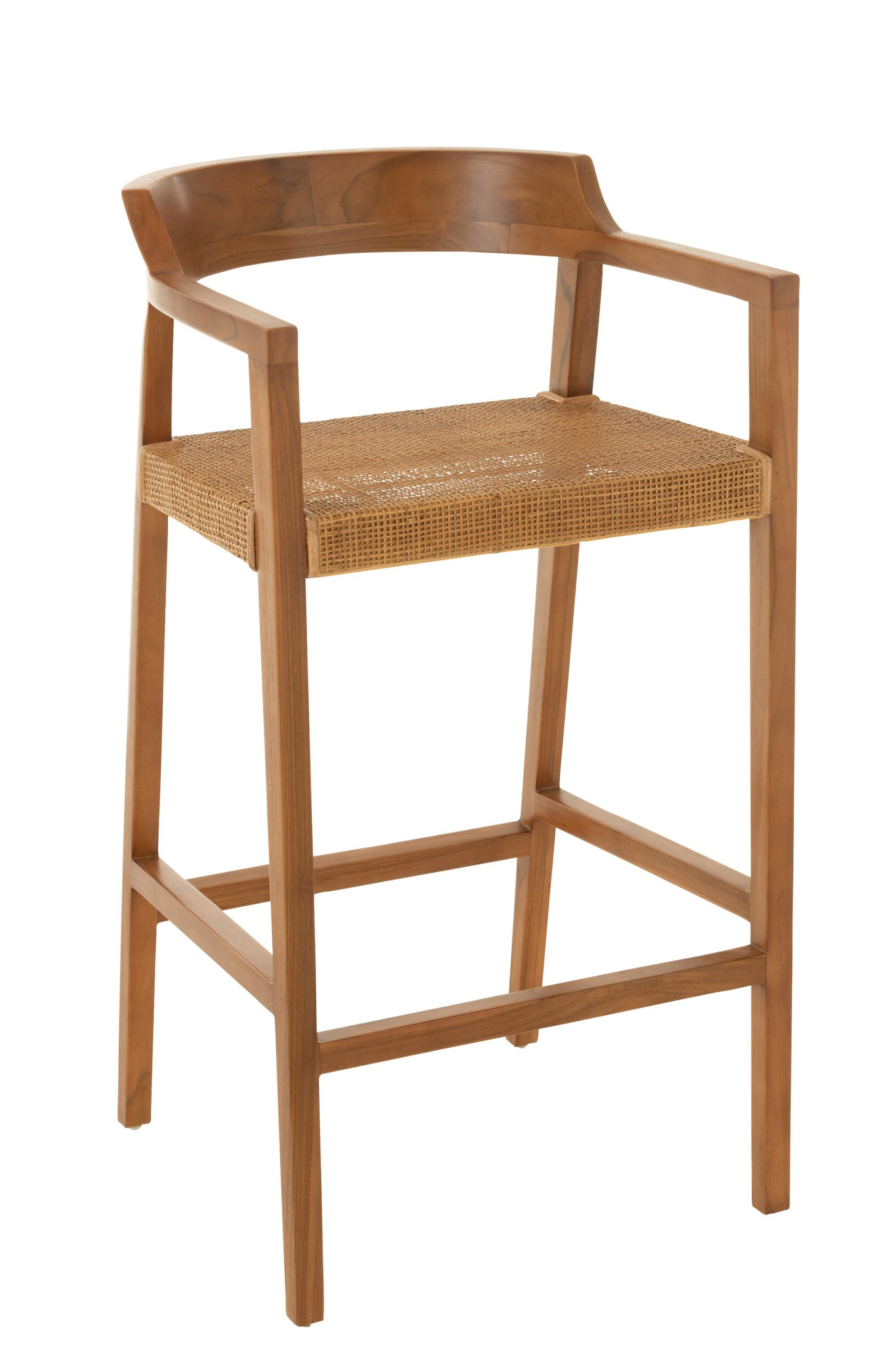 Barkruk Maatesta Teak Bruin - Afbeelding 7