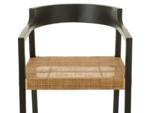 Stoel Meiste Teak Zwart