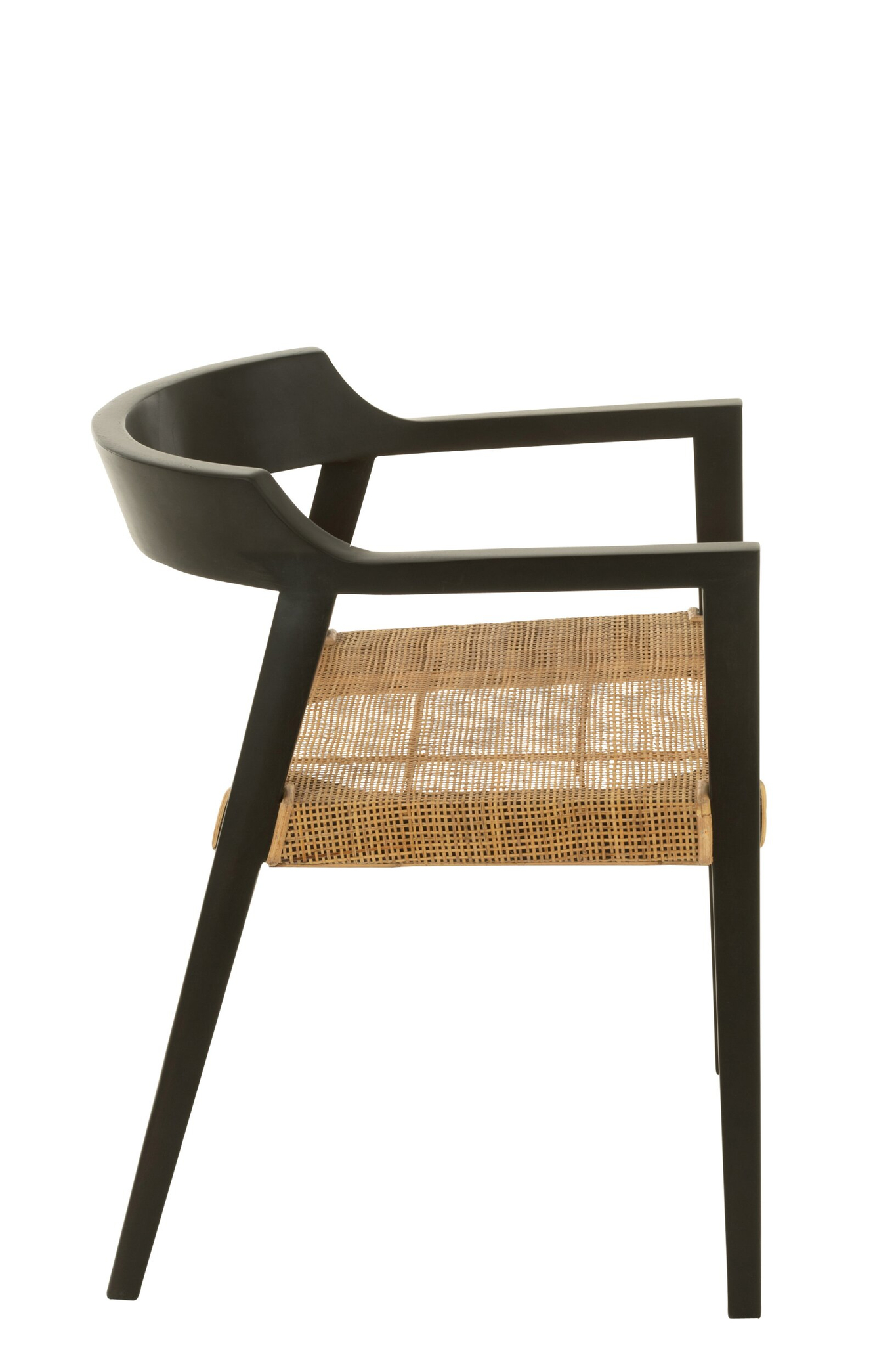 Stoel Meiste Teak Zwart - Afbeelding 2