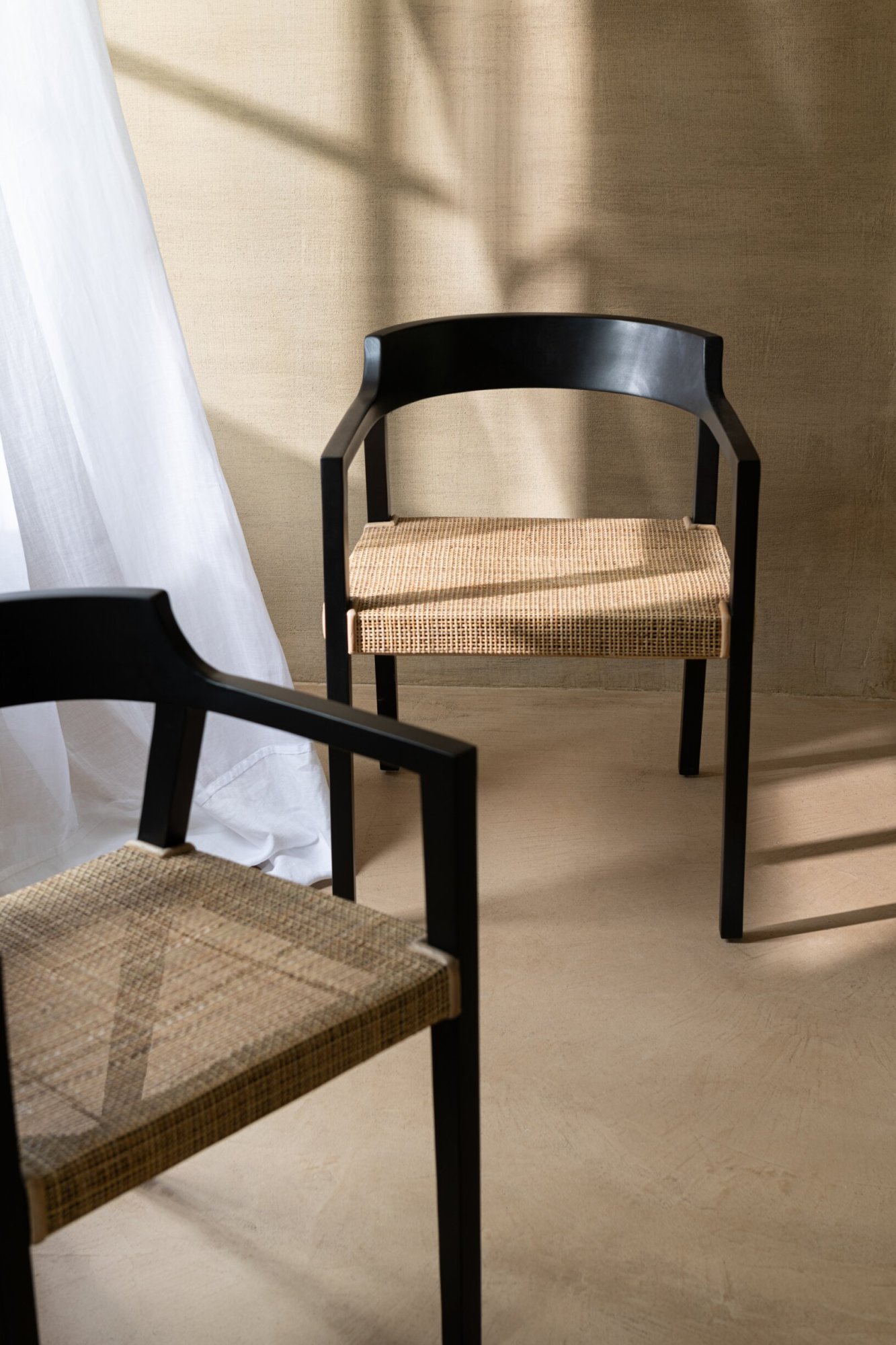 Stoel Meiste Teak Zwart - Afbeelding 7