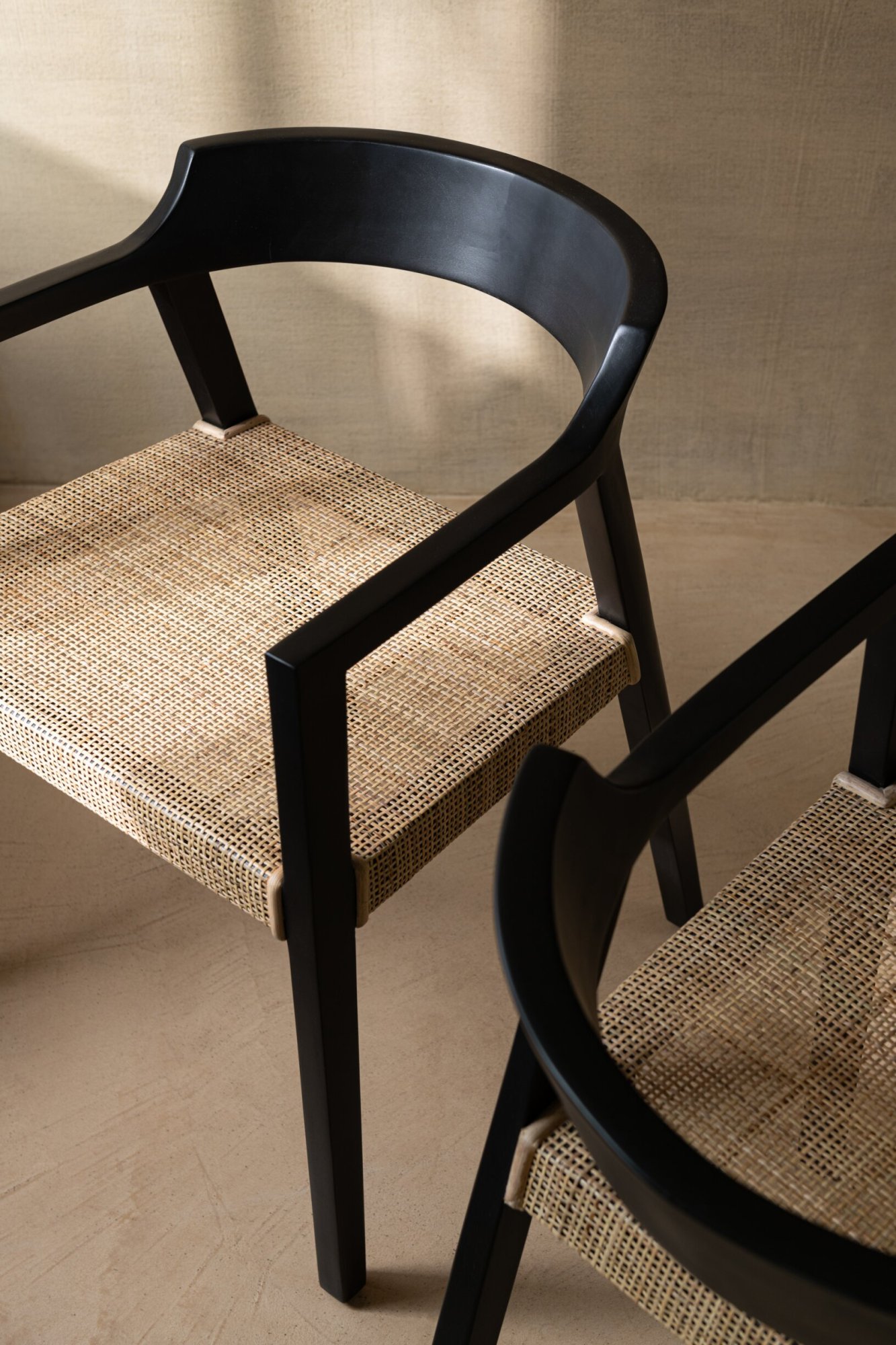 Stoel Meiste Teak Zwart - Afbeelding 8