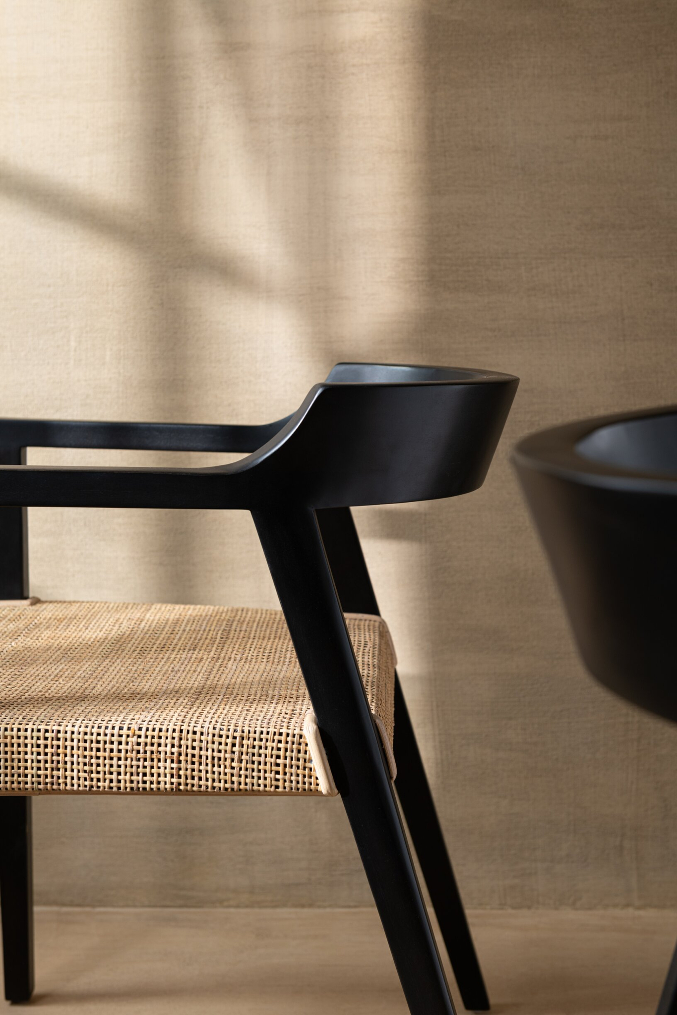 Stoel Meiste Teak Zwart - Afbeelding 9