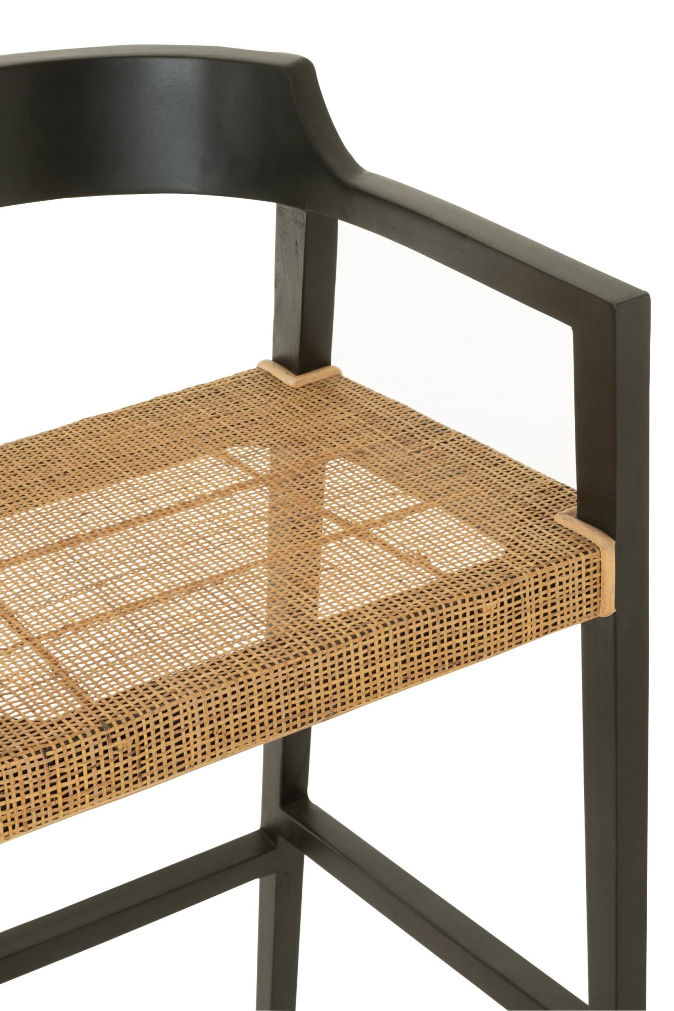 Barkruk Neenund Teak Zwart - Afbeelding 5