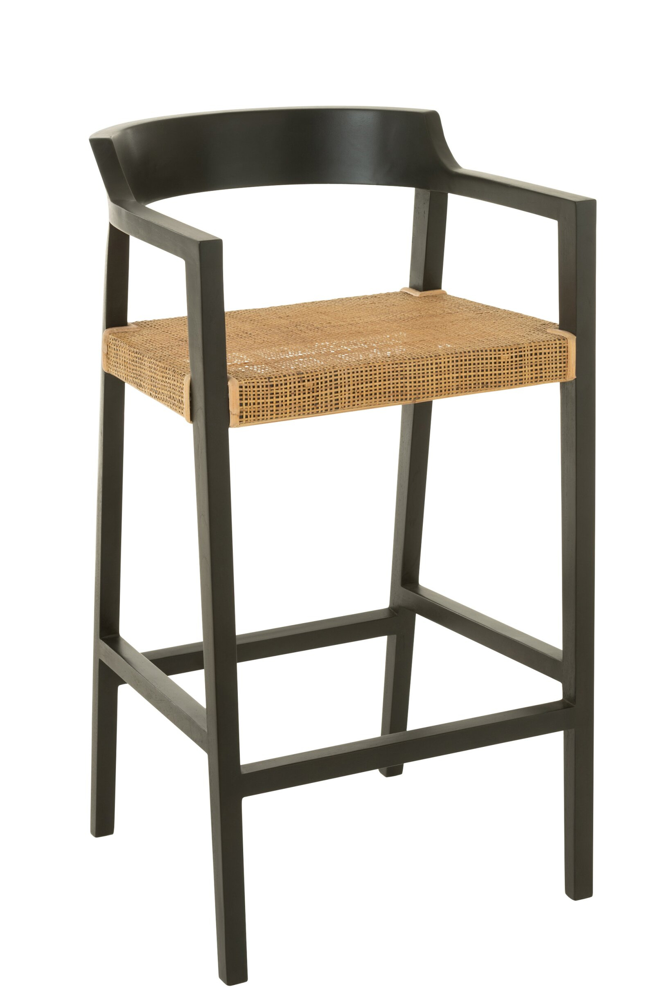 Barkruk Neenund Teak Zwart - Afbeelding 10