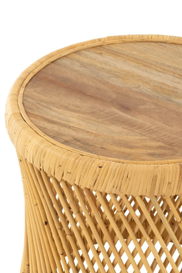 Bijzettafel Huntano Rotan 50 cm - Afbeelding 2